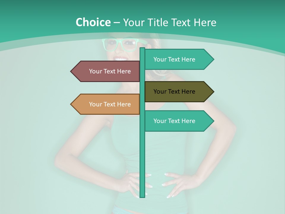 Breast Hot Curvaceous PowerPoint Template