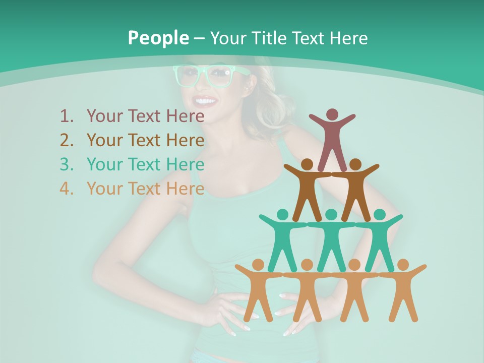 Breast Hot Curvaceous PowerPoint Template