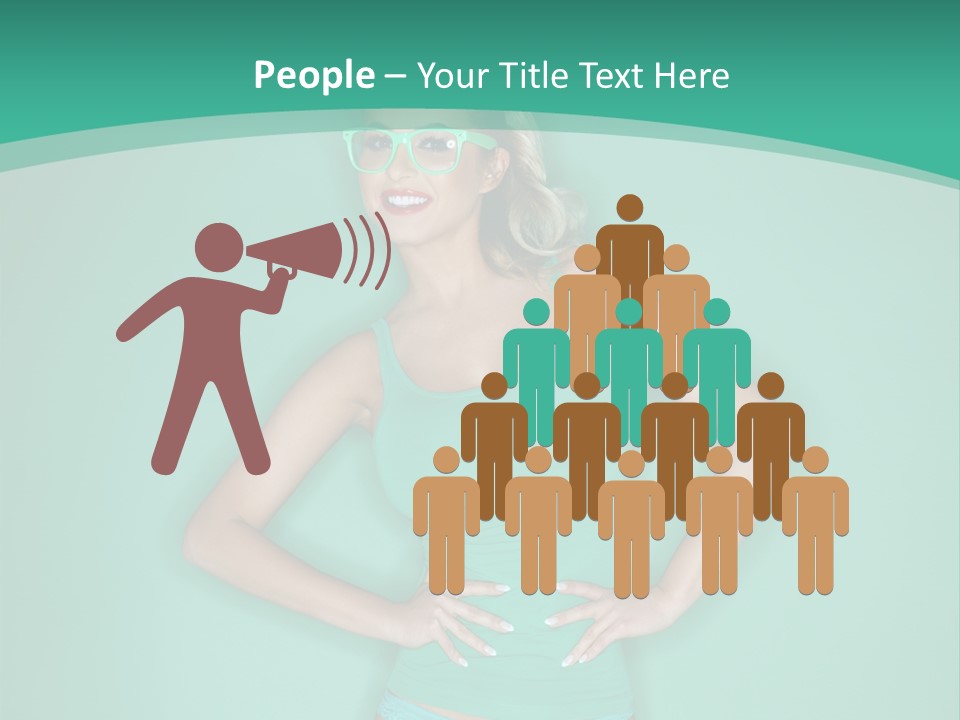 Breast Hot Curvaceous PowerPoint Template