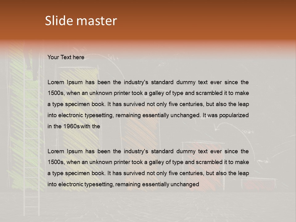 Money Work Chart PowerPoint Template