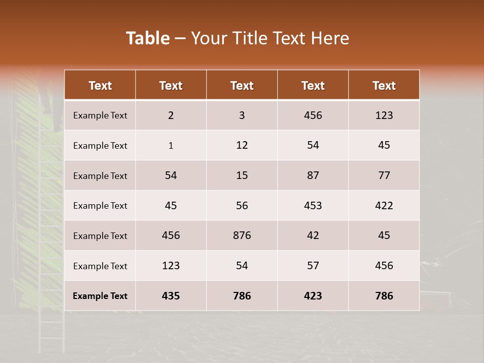 Money Work Chart PowerPoint Template