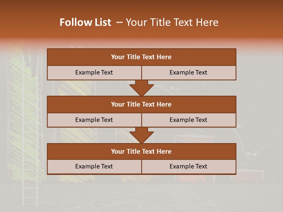 Money Work Chart PowerPoint Template