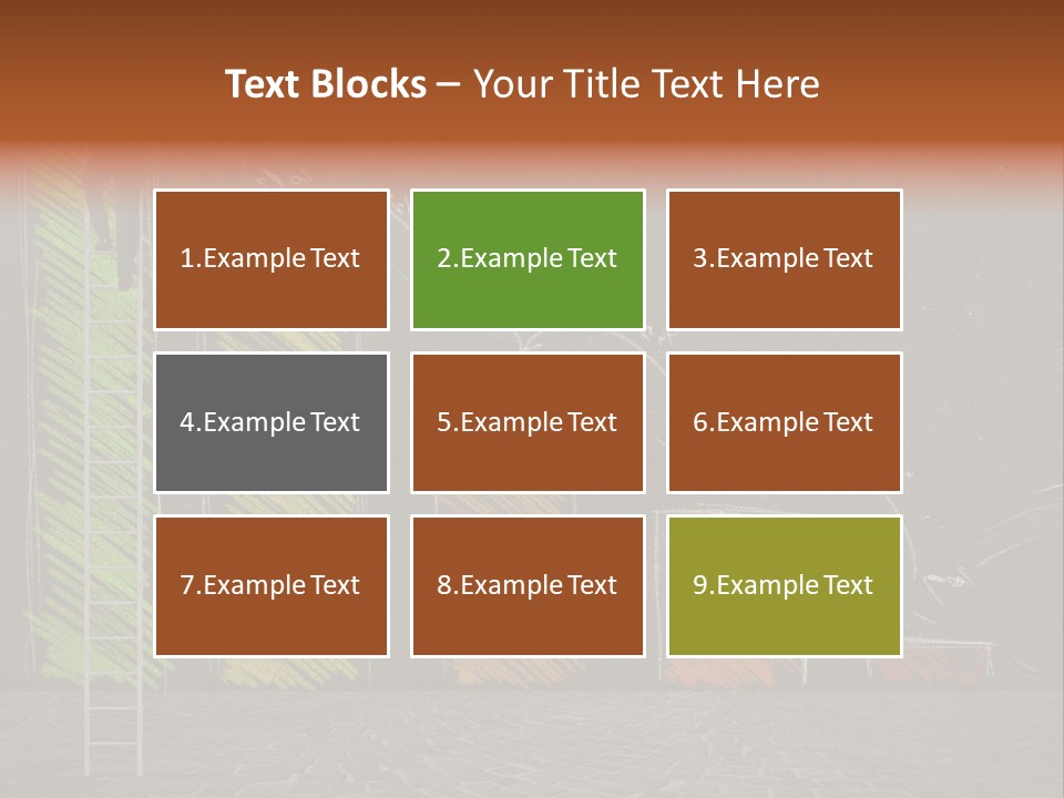 Money Work Chart PowerPoint Template