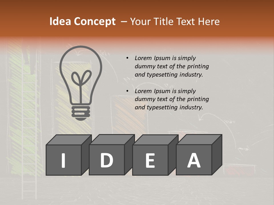 Money Work Chart PowerPoint Template