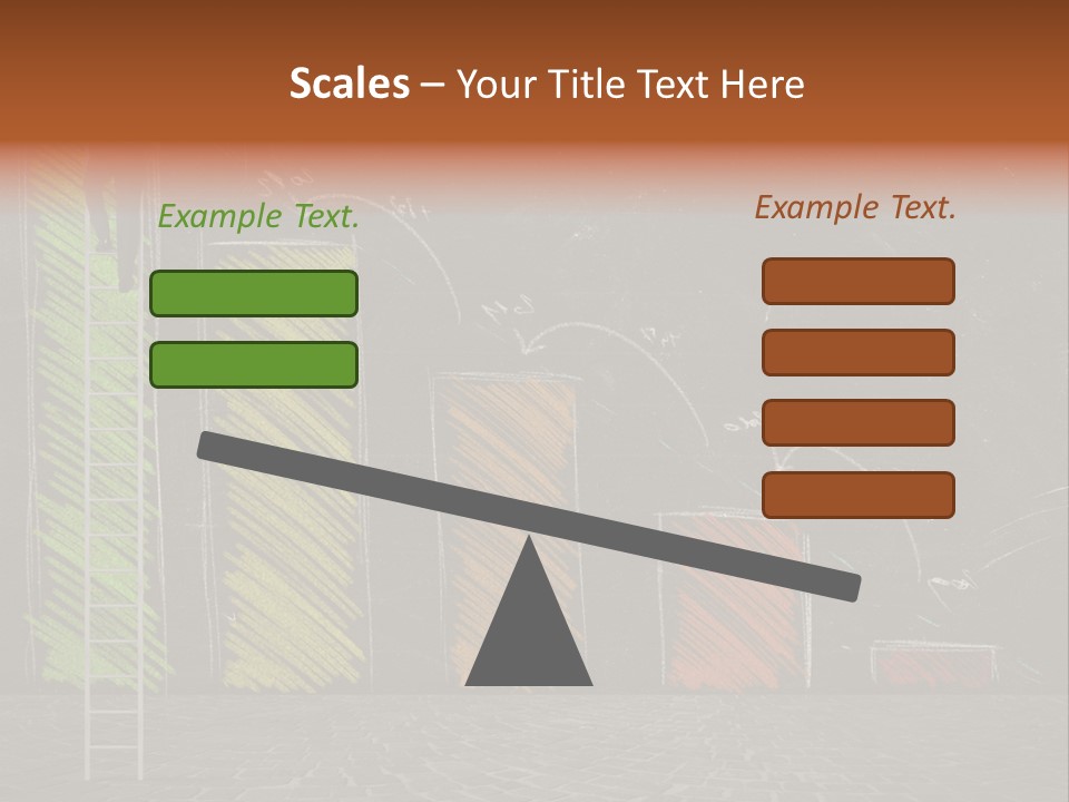 Money Work Chart PowerPoint Template