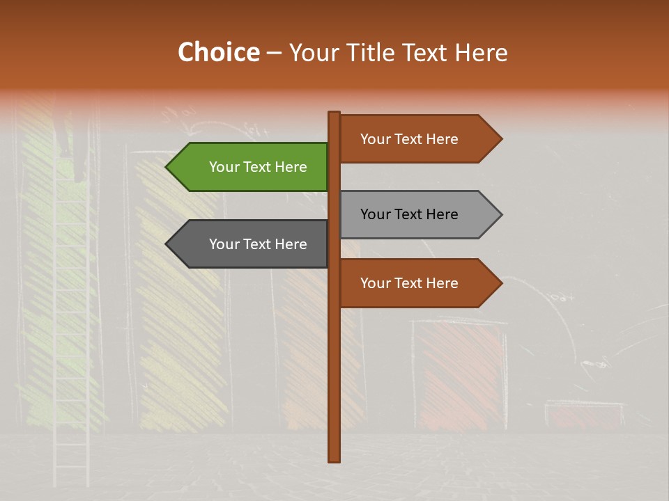 Money Work Chart PowerPoint Template