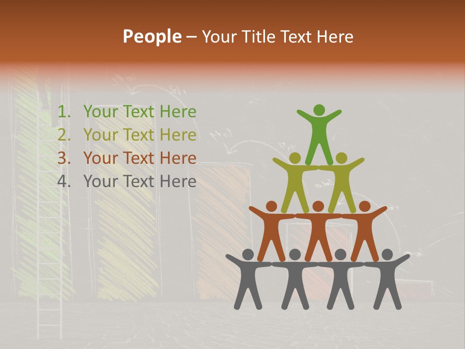 Money Work Chart PowerPoint Template