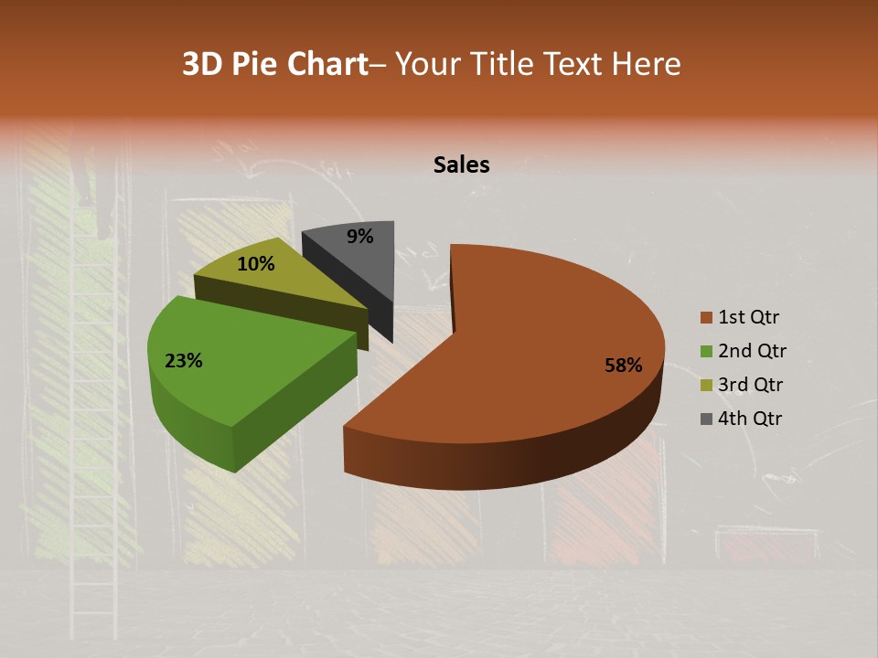 Money Work Chart PowerPoint Template