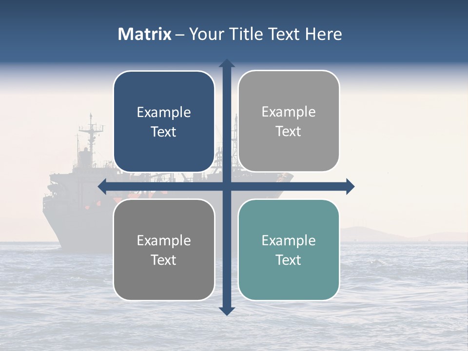 International Offshore Ship PowerPoint Template