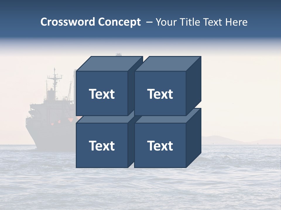 International Offshore Ship PowerPoint Template