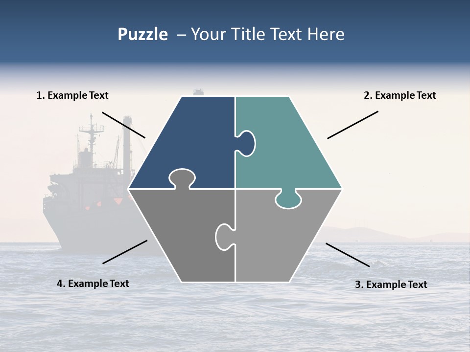 International Offshore Ship PowerPoint Template
