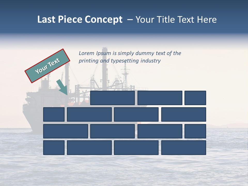 International Offshore Ship PowerPoint Template