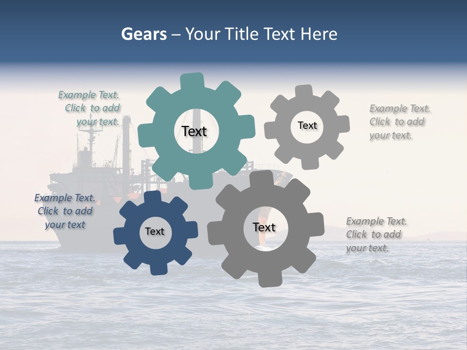 International Offshore Ship PowerPoint Template