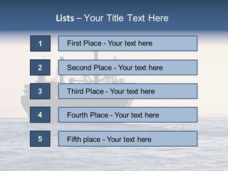 International Offshore Ship PowerPoint Template