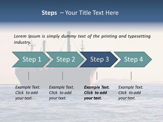 International Offshore Ship PowerPoint Template
