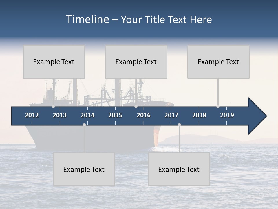 International Offshore Ship PowerPoint Template