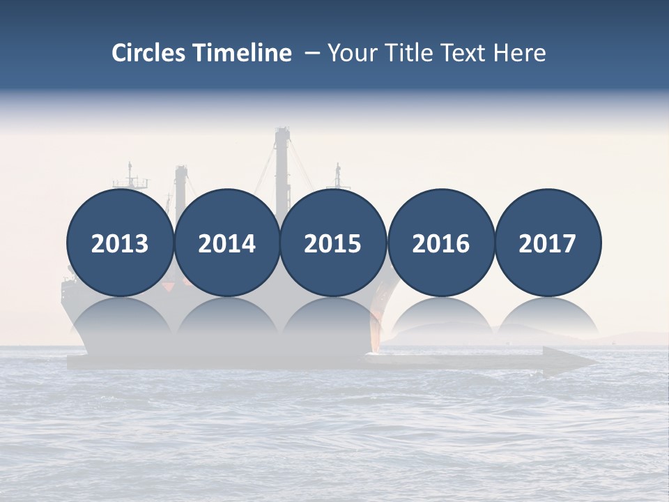 International Offshore Ship PowerPoint Template