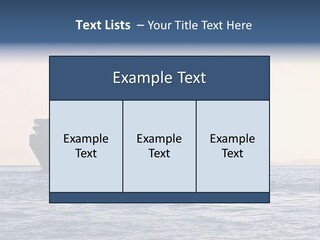 International Offshore Ship PowerPoint Template