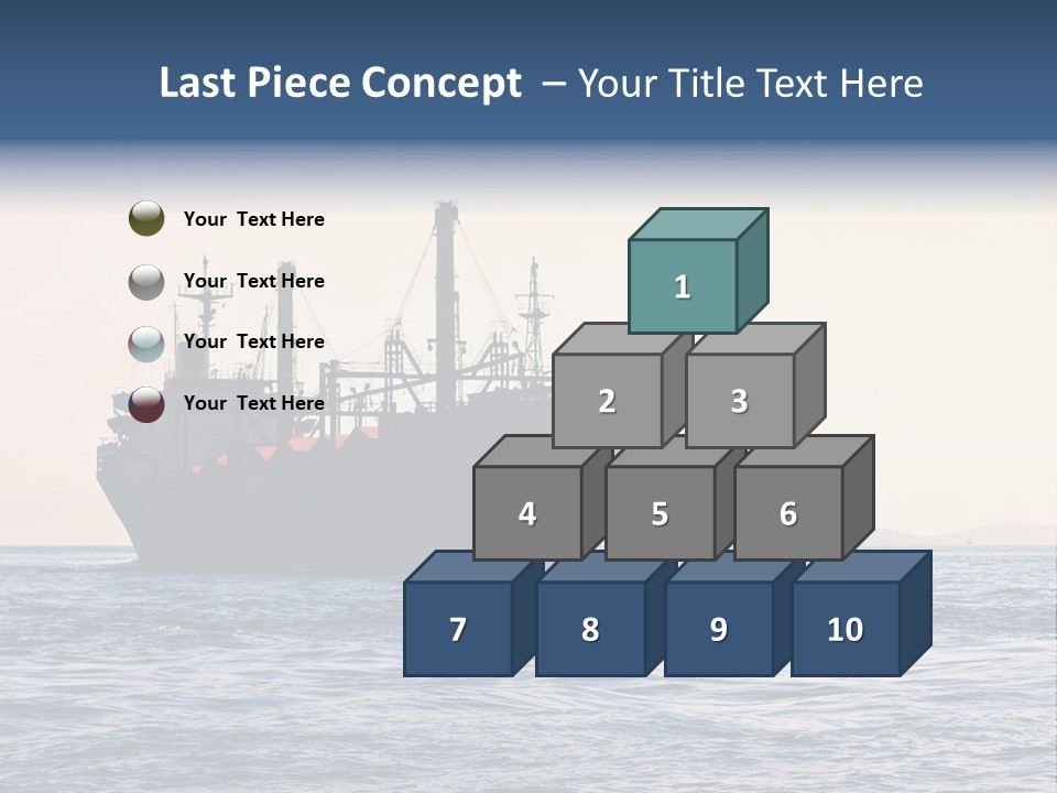 International Offshore Ship PowerPoint Template