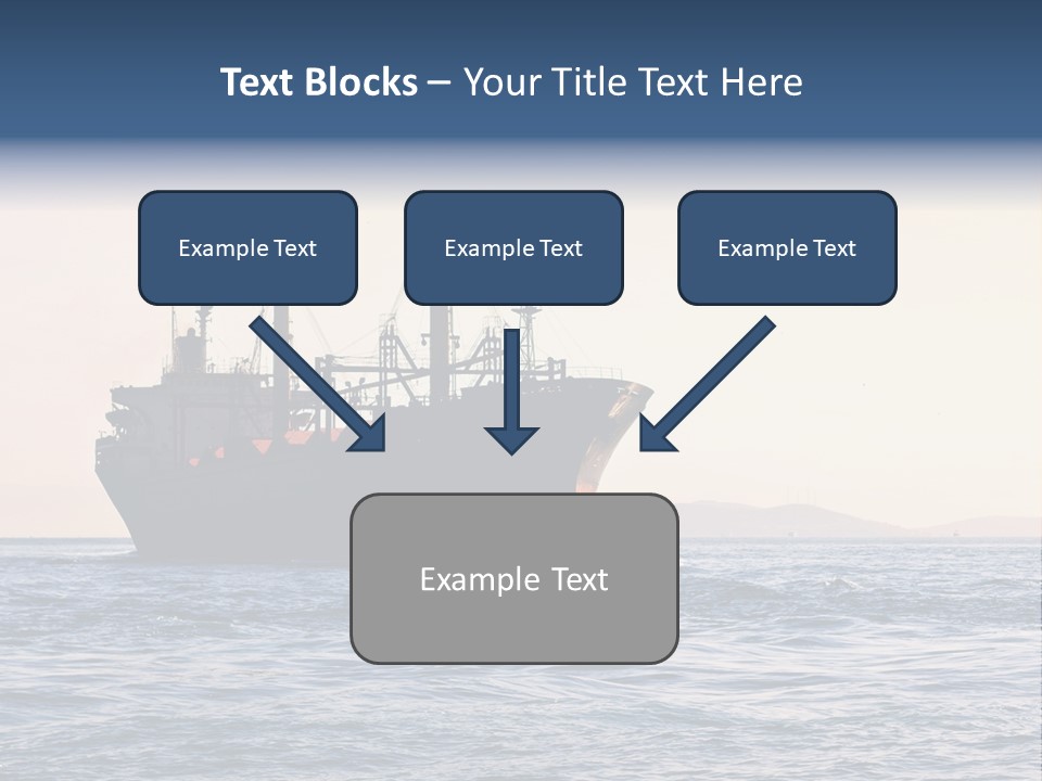 International Offshore Ship PowerPoint Template