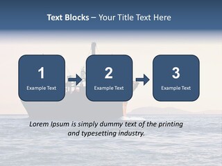 International Offshore Ship PowerPoint Template