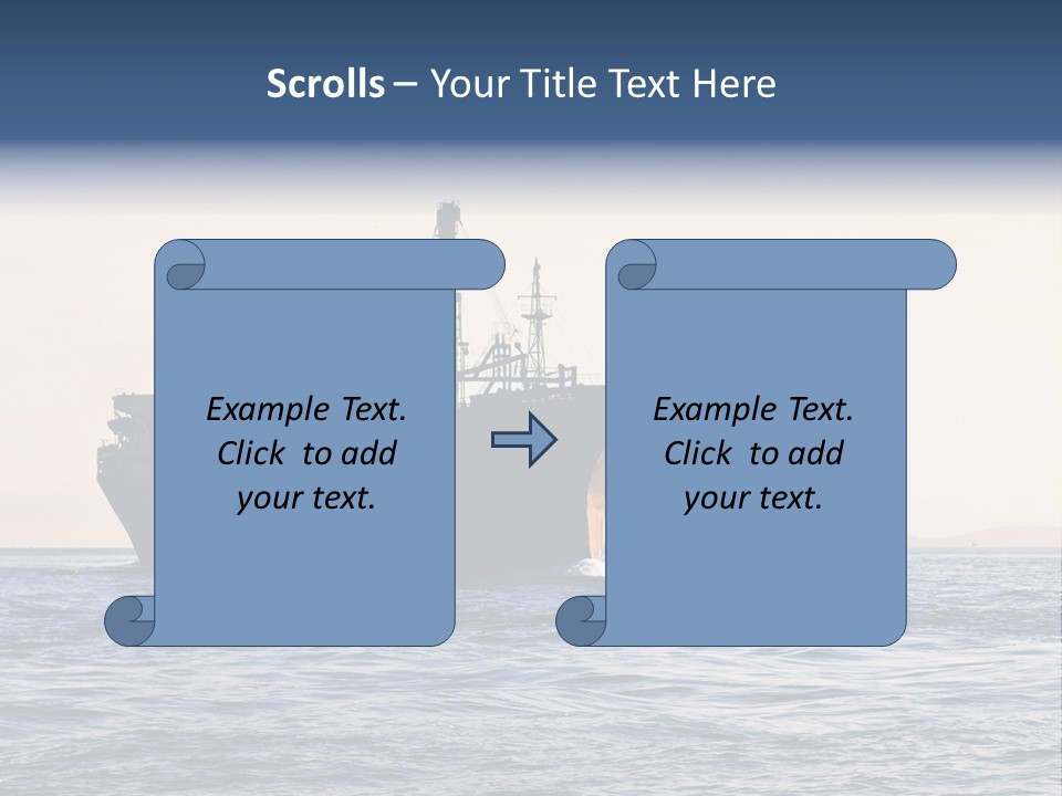 International Offshore Ship PowerPoint Template