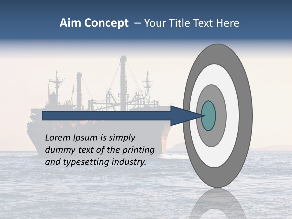 International Offshore Ship PowerPoint Template