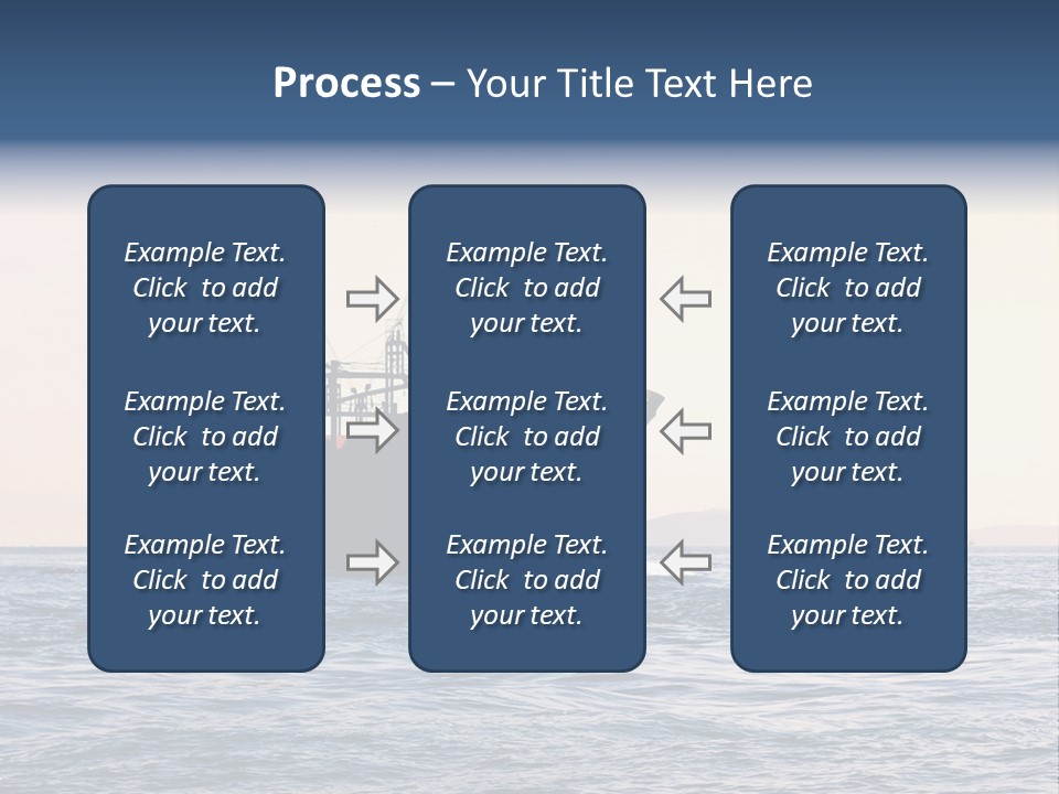 International Offshore Ship PowerPoint Template
