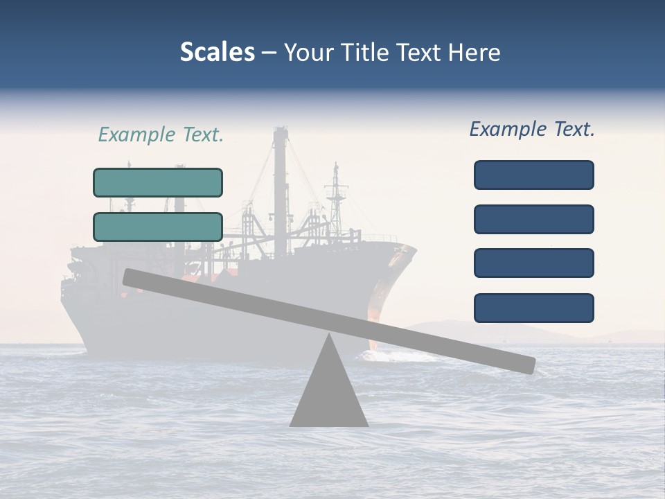 International Offshore Ship PowerPoint Template