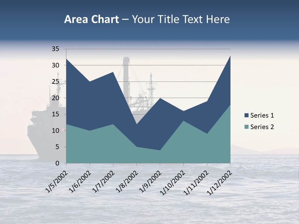 International Offshore Ship PowerPoint Template