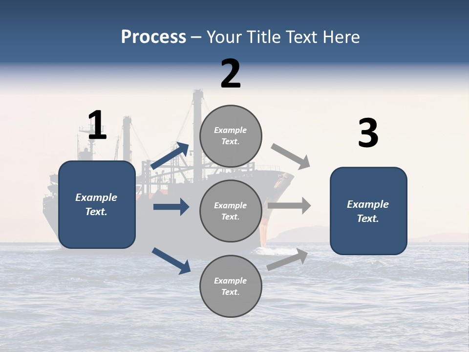 International Offshore Ship PowerPoint Template