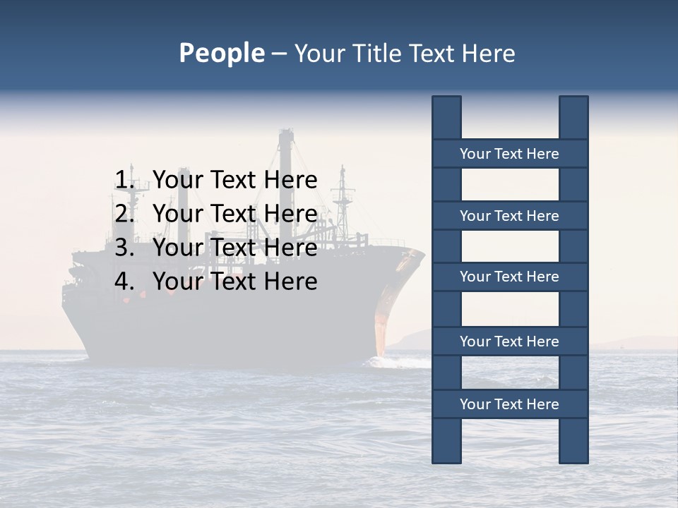 International Offshore Ship PowerPoint Template