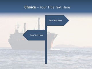 International Offshore Ship PowerPoint Template