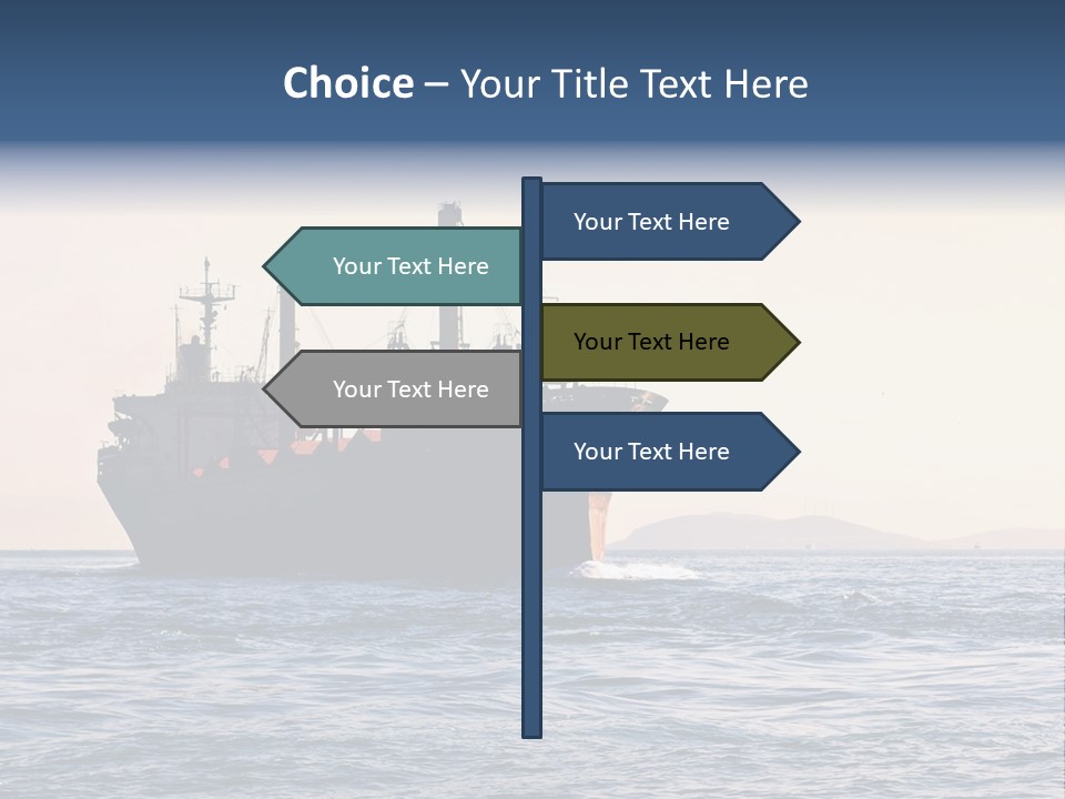 International Offshore Ship PowerPoint Template