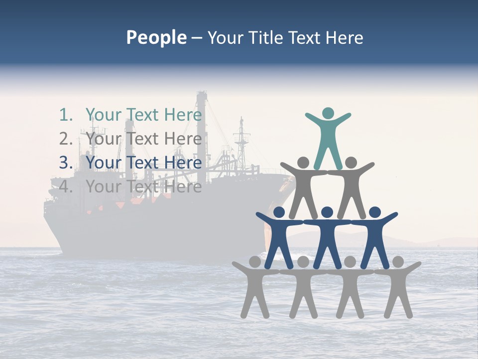 International Offshore Ship PowerPoint Template