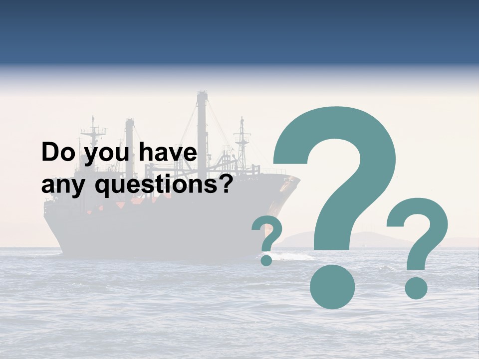 International Offshore Ship PowerPoint Template