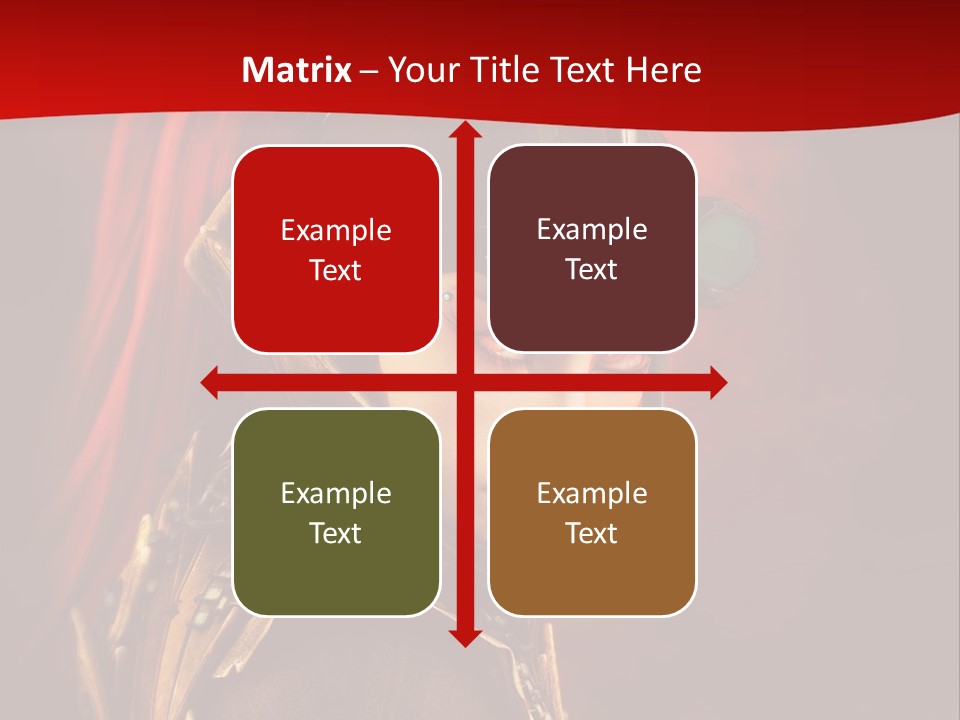 Fire Costume Woman PowerPoint Template