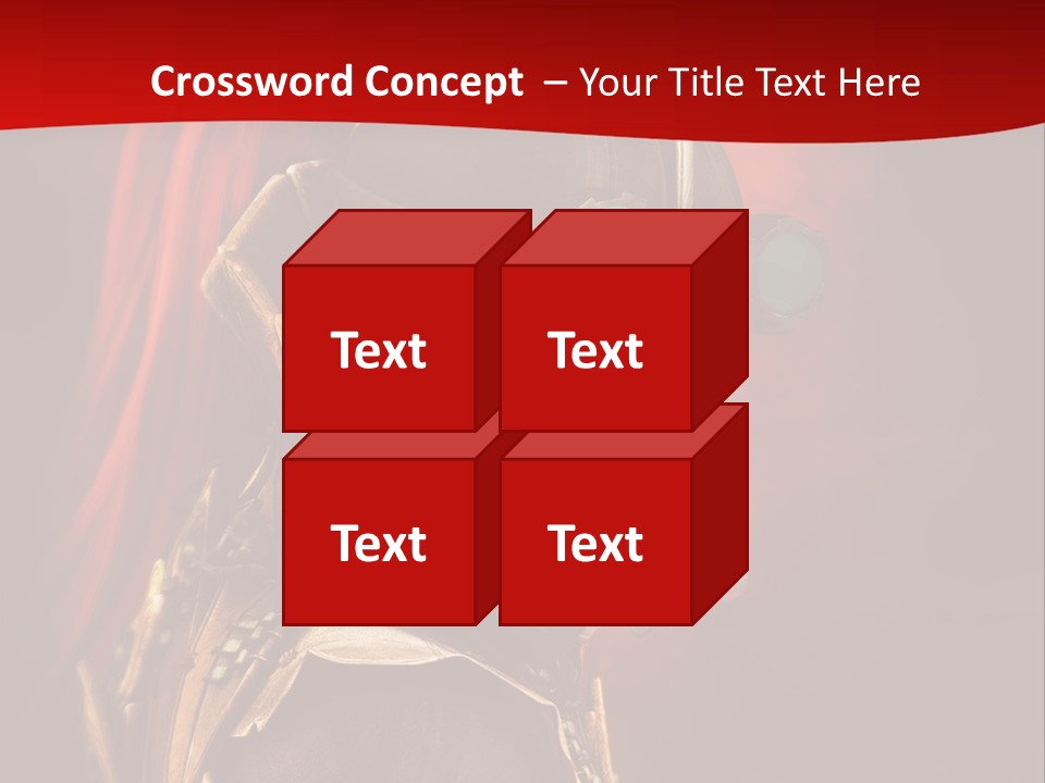 Fire Costume Woman PowerPoint Template