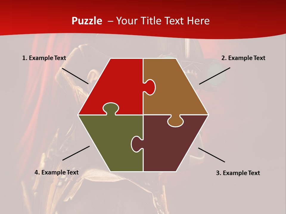 Fire Costume Woman PowerPoint Template