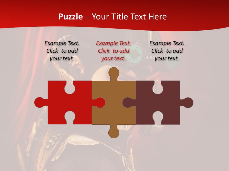 Fire Costume Woman PowerPoint Template