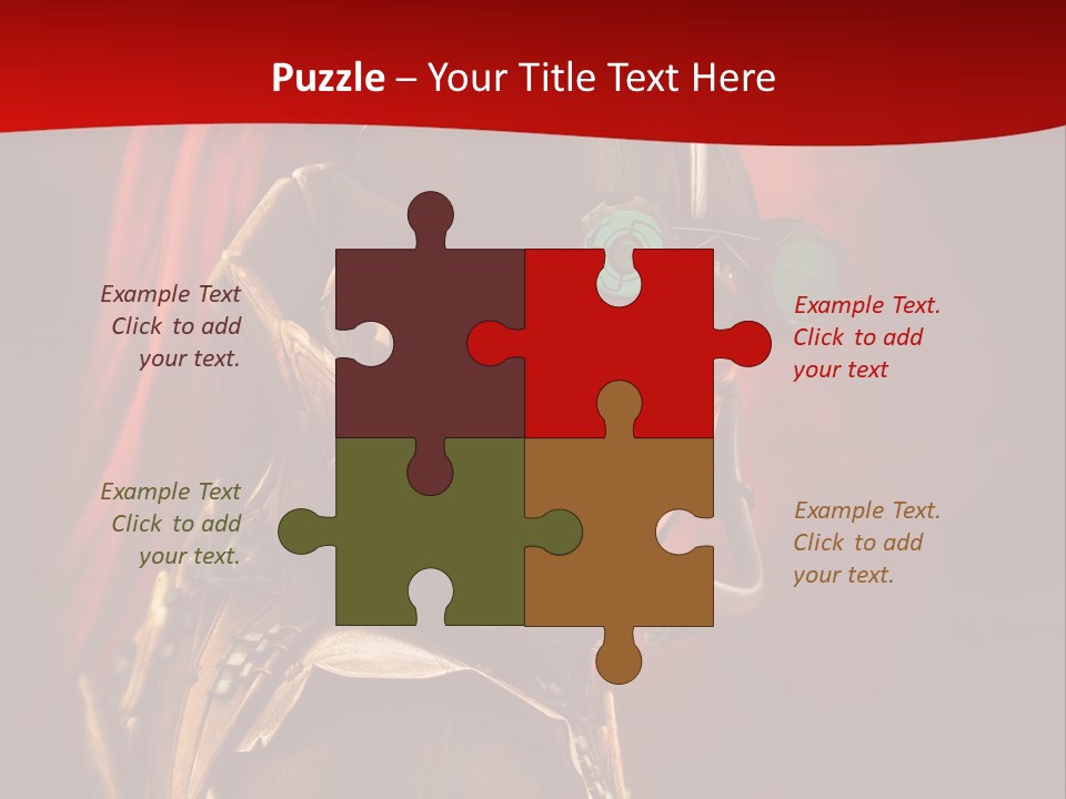 Fire Costume Woman PowerPoint Template