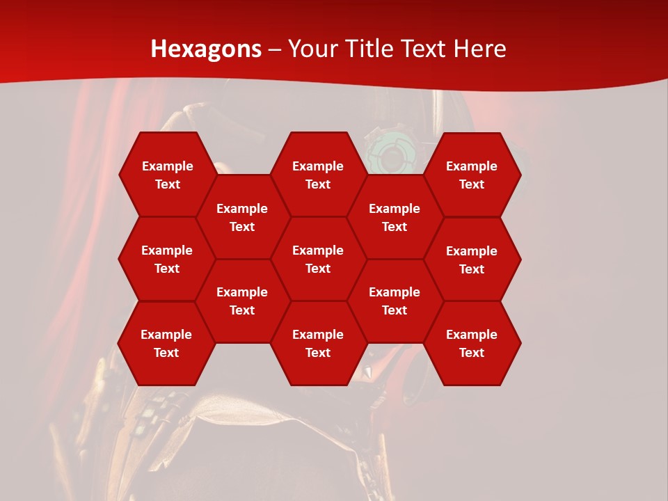 Fire Costume Woman PowerPoint Template