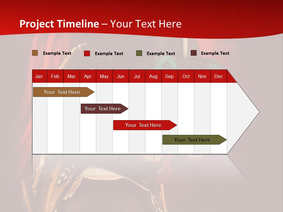 Fire Costume Woman PowerPoint Template