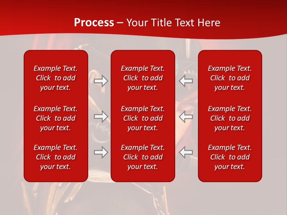 Fire Costume Woman PowerPoint Template