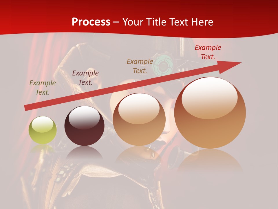 Fire Costume Woman PowerPoint Template