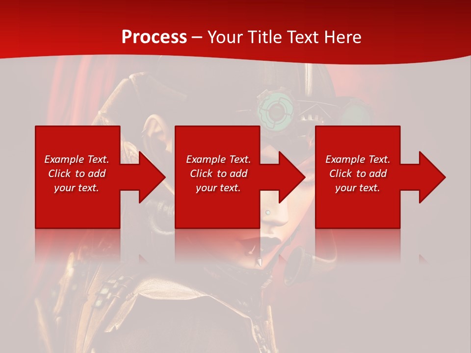 Fire Costume Woman PowerPoint Template