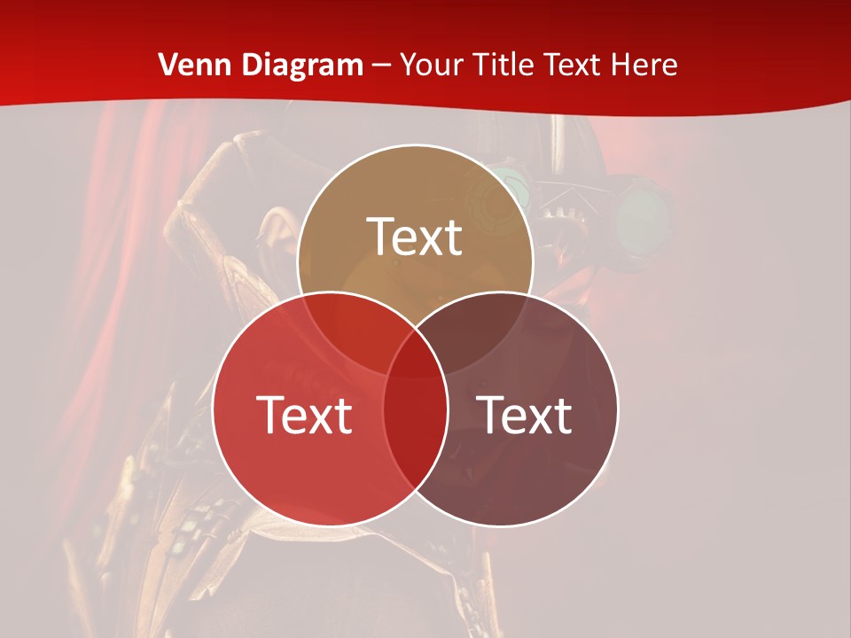 Fire Costume Woman PowerPoint Template