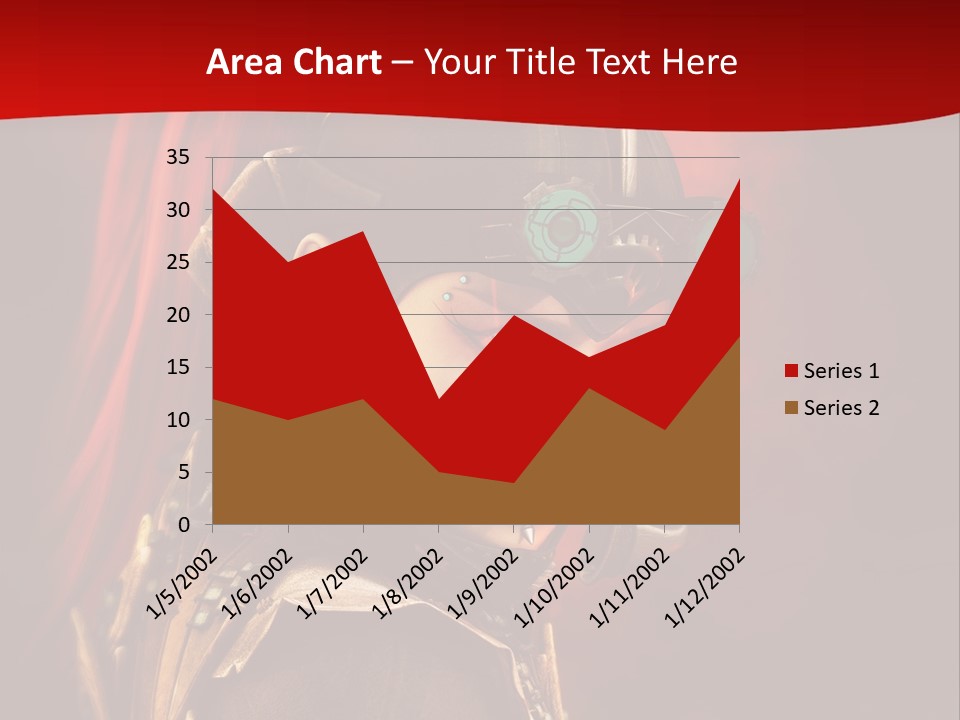 Fire Costume Woman PowerPoint Template