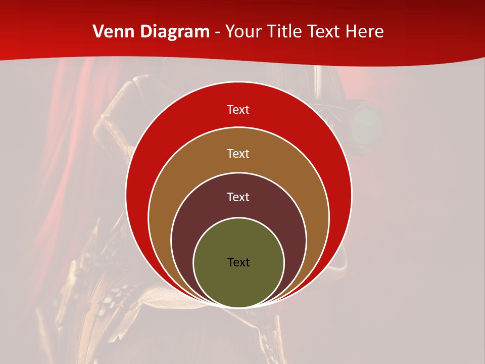 Fire Costume Woman PowerPoint Template