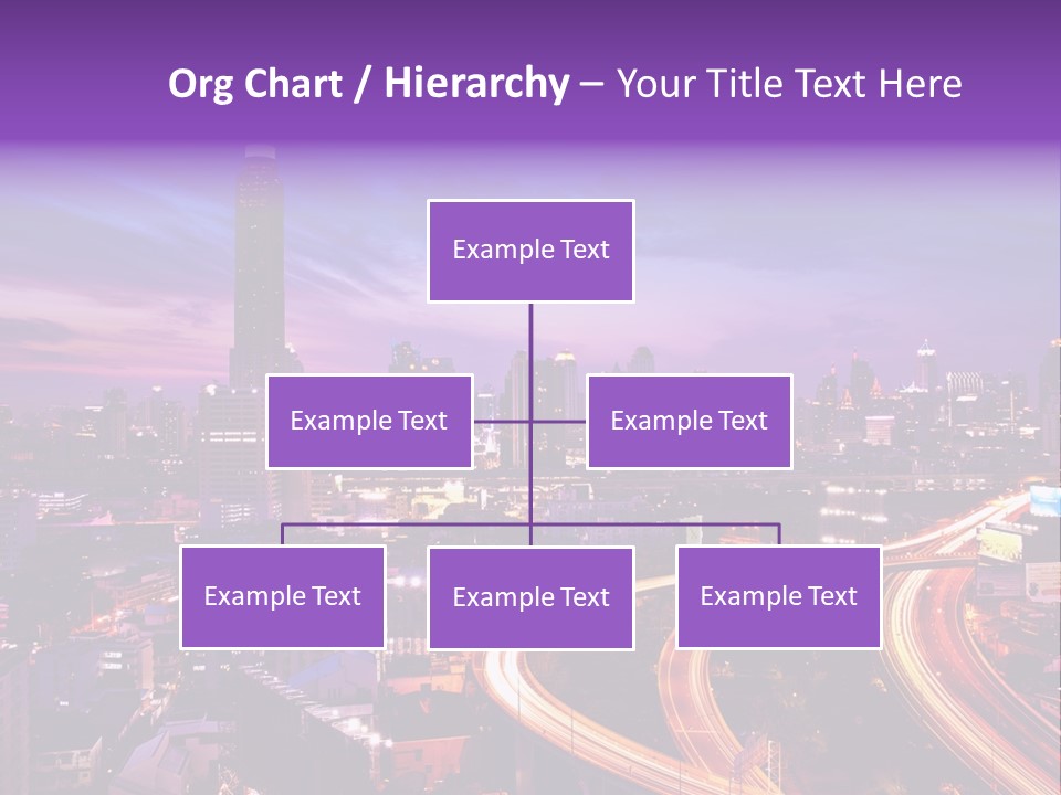 Flowing Colour Scene PowerPoint Template